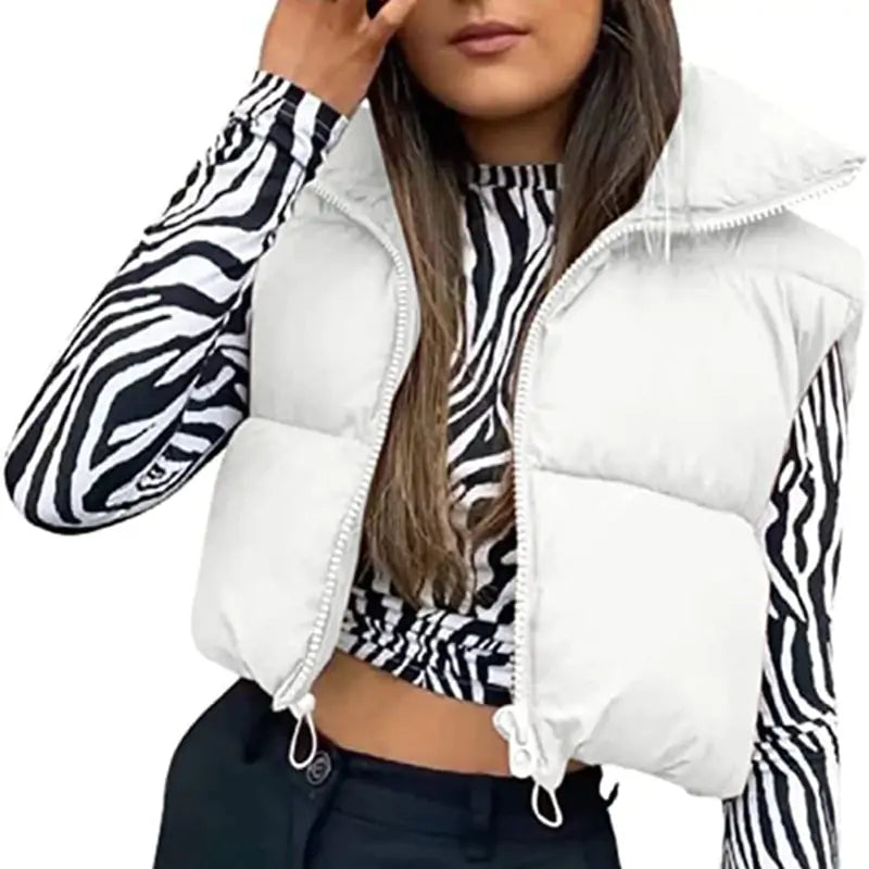 Cropped Puffer Jacket