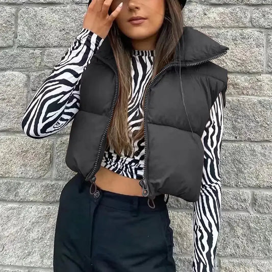 Cropped Puffer Jacket