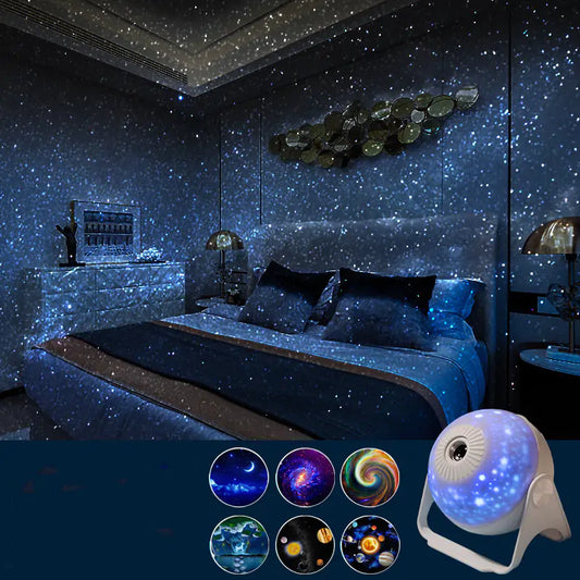 Galaxy Projector Room Decor